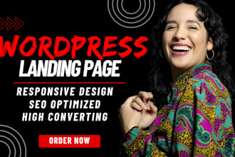 design custom wordpress elementor landing page that convert using astra theme