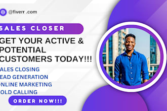 sales closer online sales lead sales representative