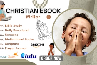 ghostwrite christian ebook daily devotional sermon scripture prayer journal