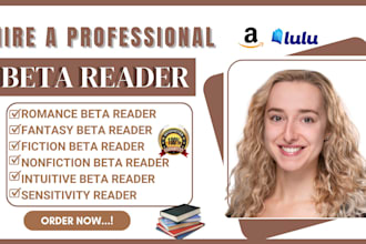 be your romance beta reader fantasy beta reader fiction nonfiction beta reader