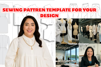 create sewing pattern, undefined, making pattern, fashion pattern, clothing