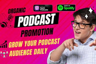 do podcast promotion to increase new listeners and downloads