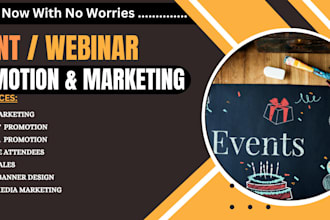 event promotion, ticket sales, eventbrite, event promotion, webinar marketing