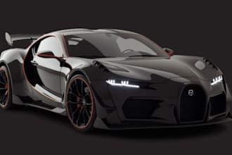 do realistic 3d car modeling, cad design, 3d vehicle for your roblox game