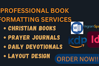 design format christian ebooks daily devotion prayer journals for KDP