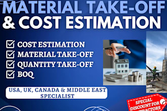 do material takeoff and cost estimate