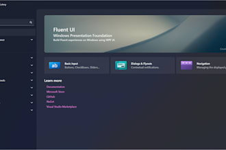 develop wpf, winforms desktop using c sharp