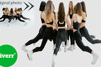 do edit group photos, sports cutouts professionally