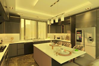 design 2d 3d closet living room kitchen barndominium matterport swimming pool