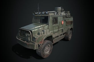 redesign 3d truck vehicle, military tank, rc model, gta v, ww2 tank, cad design