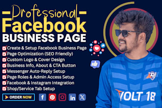 setup and design your professional facebook business page