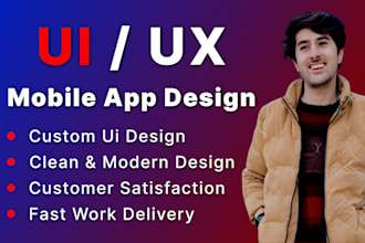 design trendy mobile app design, web dashboard with clean UI UX in figma