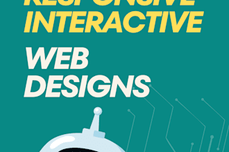 develop interactive landing pages with javascript animations