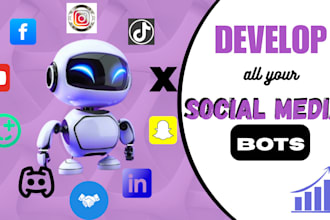 develop all social media bot