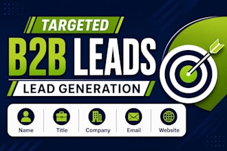 provide b2b leads and professional lead generation servic