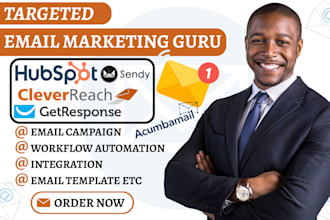 do acumbamail cleverreach email campaign getresponse hubspot automation expert