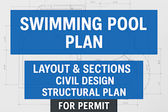 design swimming pool plan and landscape layout