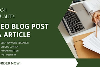 be your content writer, blog writer, and seo article writer