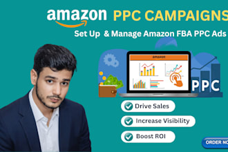 set up amazon PPC campaigns, amazon fba ppc ads campaign