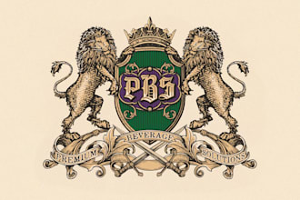 design luxury heraldic coat of arms family crests logo