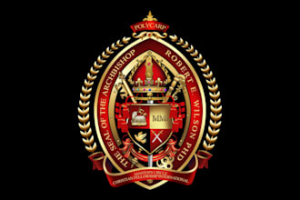 design a unique church seal logo, apostle or bishop seal