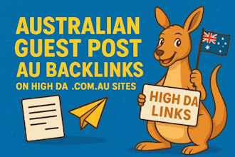 publish australian guest blog, au guest post, australia backlink