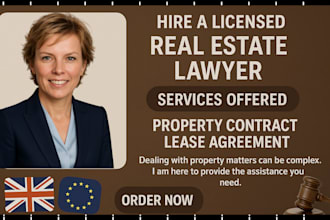 draft legally sound lease and sale agreements for your real estate needs