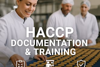 create complete haccp documentation for your business