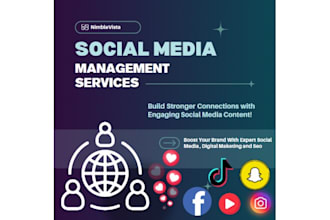 manage your social media, seo and digital marketing strategy