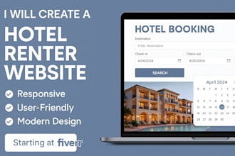 build a high converting, custom hotel rental website that boosts your bookings