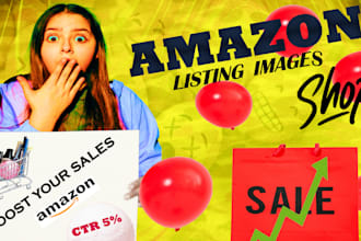 design high converting amazon product listing images