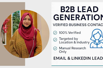 build targeted b2b contact lists for businesses