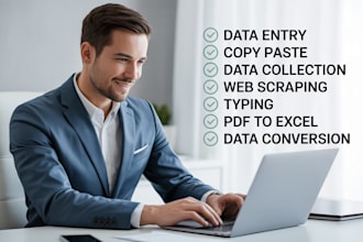 be your reliable data entry specialist and virtual assistant