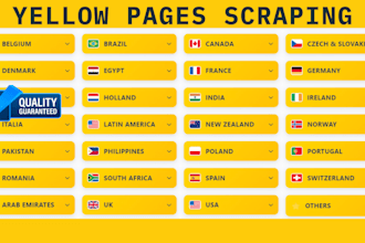 scrape yellow pages data  get b2b leads with emails
