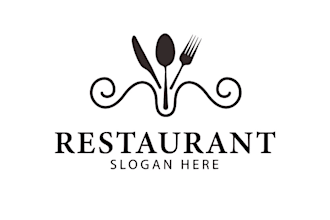 do food, bbq, cafe, coffee shop and restaurant logo