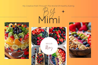 desing aesthetic instagram posts about healthy food