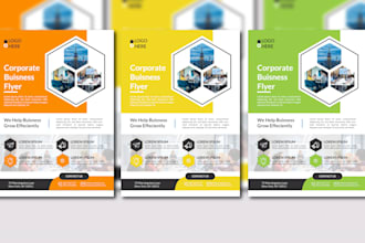 design business flyer and poster for marketing