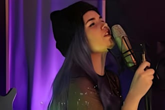 be your female singer, songwriter, and pop vocalist for custom songs edm gospel
