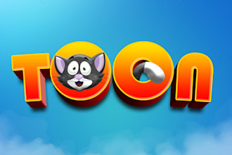 viral cartoon logo design