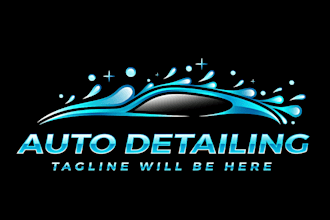do modern auto detailing auto repair logo
