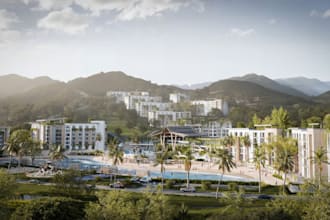 craft 3d beach house,3d contour, landscape design,cgi resort,site plan,cgi villa
