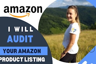 audit your amazon product listing and give recommendations to improve sales