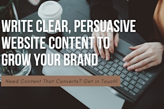 website copywriting for your brand or business