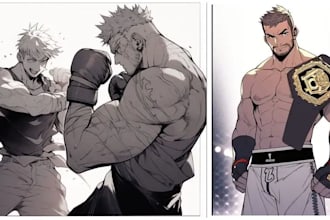 design webtoon book cover illustration light novel cover anime manga manhwa art