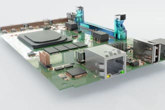 design pcb and circuit schematic in proteus and easyeda