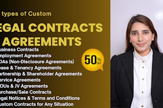 draft professional legal contracts and agreements