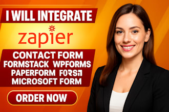 integrate zapier contact form formstock wpform paperform formsite microsoft form