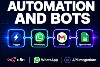 build n8n automation workflows whatsapp bots and websites for your business