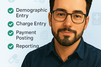 do medical billing, charge entry and payment posting