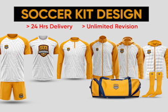 custom sublimation jersey design or sports uniform kit design in 24 hrs